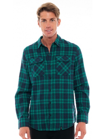 biston fashion ανδρικό πουκάμισο πρασινο 48-203-006-110-m σε προσφορά