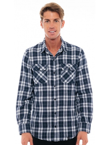 biston fashion ανδρικό πουκάμισο navy 48-203-006-110-m σε προσφορά