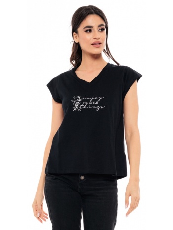biston fashion γυναικείο top μαυρο 49-106-023-010-s σε προσφορά