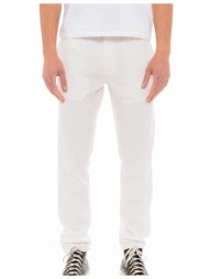 biston fashion ανδρικό chinos παντελόνι λευκο 49-241-007-010-30