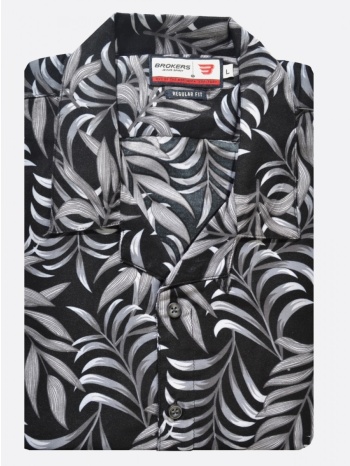 ανδρικο πουκαμισο regular κ/μ brokers γκρι 22011-165-15-grey σε προσφορά