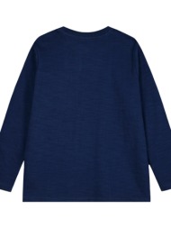 energiers μακό μακρυμάνικη μπλούζα με τυπωμένη τσέπη για αγόρι μπλε 12-224148-5