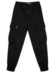 energiers παντελόνι τύπου jogger με τσέπες cargo για αγόρι μαυρο 13-224007-2
