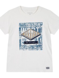 energiers κοντομάνικη μπλούζα με τύπωμα για αγόρι εκρου 13-224029-5