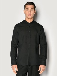 ανδρικο πουκαμισο regular μ/μ brokers μαυρο 23016-661-08-black