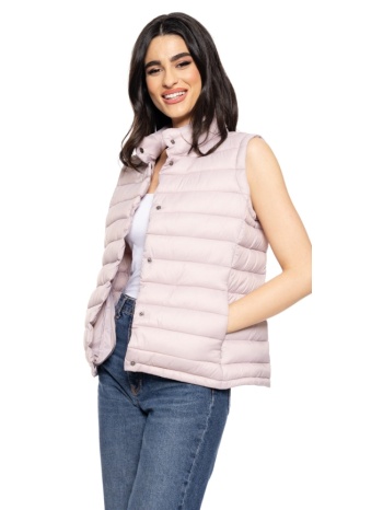 biston fashion ladie's vest with collar ροζ