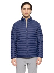 biston fashion men's ultra light jacket with collar μπλε 51-201-012-057-l