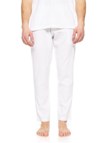 biston fashion mens linen chino pants λευκο 51-241-011-071-m
