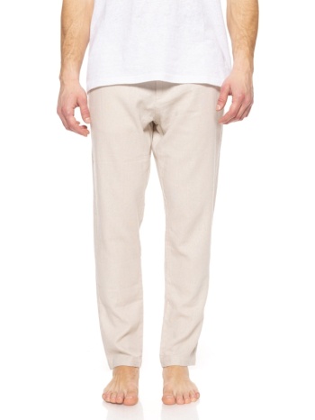 biston fashion mens linen chino pants μπεζ 51-241-011-071-m