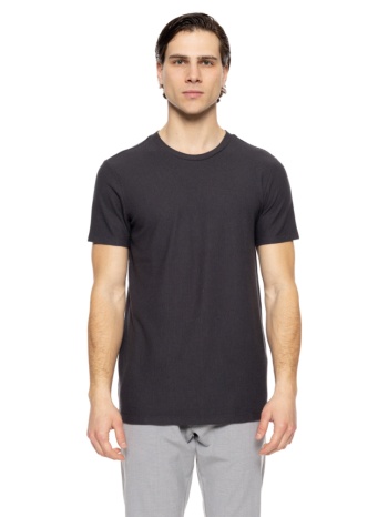 biston fashion ανδρικό t-shirt γκρι 51-206-055-017-s