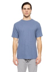 smart fashion ανδρικό πλεκτό t-shirt μπλε 51-206-056-010-s