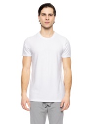 biston fashion ανδρικό t-shirt λευκο 51-206-055-017-s