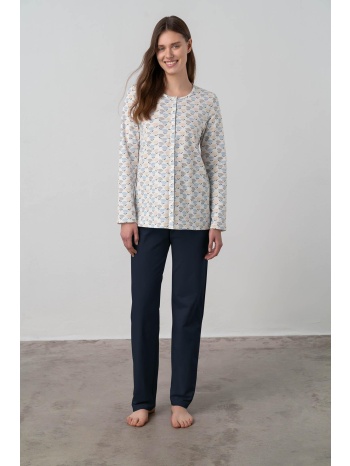 vamp κουμπωτή πυτζάμα φλοράλ σε προσφορά