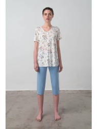 vamp πυτζάμα με κάπρι παντελόνι