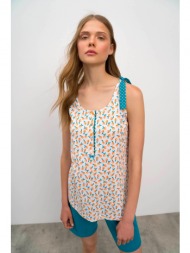 vamp αμάνικη πυτζάμα με πατιλέτα