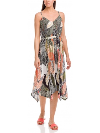 vamp ασύμμετρο tropical φόρεμα θαλάσσης σε προσφορά