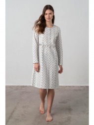 vamp φλοράλ νυχτικό με πατιλέτα