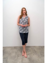 vamp αμάνικη φλοράλ πυτζάμα