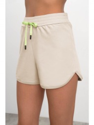 vamp μονόχρωμο κοντό παντελόνι