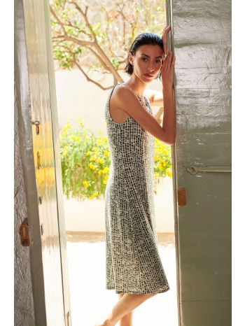 vamp αμάνικο εμπριμέ νυχτικό σε προσφορά