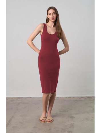 vamp μονόχρωμο αμάνικο φόρεμα σε προσφορά