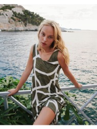 vamp εμπριμέ αμάνικο ...