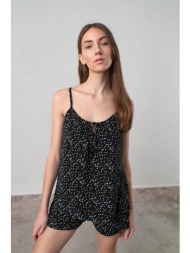 vamp αμάνικη πυτζάμα με τιράντες