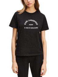 γυναικείο t-shirt μαύρο karl lagerfeld a3w17105-999 black