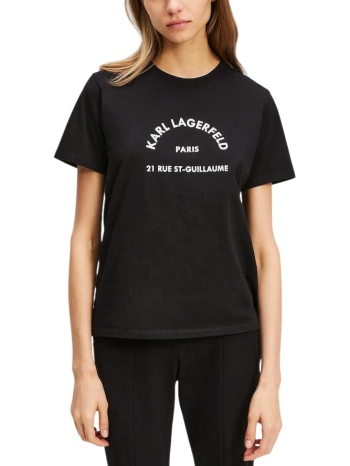 γυναικείο t-shirt μαύρο karl lagerfeld a3w17105-999 black σε προσφορά