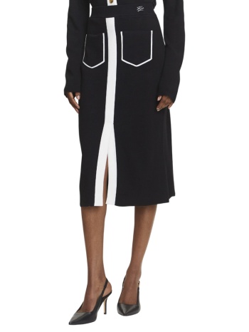 γυναικεία φούστα μαύρη karl lagerfeld a3w12023-101 σε προσφορά