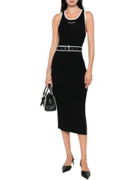 γυναικείο αμάνικο φόρεμα μαύρο karl lagerfeld a3w13039-999 black