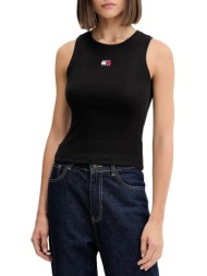 γυναικείο slim tank top μαύρο tommy jeans dw0dw20896-bds