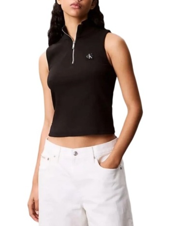 γυναικείο αμάνικο τοπ μαύρο calvin klein lv047c909g-ub1