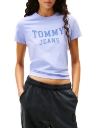 γυναικείο t-shirt μωβ tommy jeans dw0dw21966-c5z