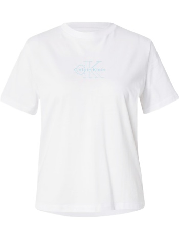 γυναικείο t-shirt λευκό calvin klein lv047c863g-yaa