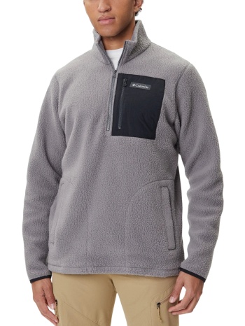 ανδρικό jasper ridge pebbled half zip fleece γκρι columbia σε προσφορά