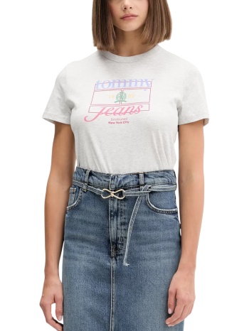 γυναικείο t-shirt γκρι tommy jeans dw0dw21533-p09