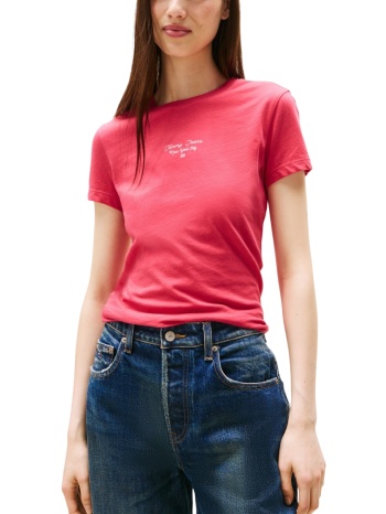 γυναικείο t-shirt φουξ tommy jeans dw0dw21542-xi5