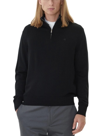 ανδρικό μάλλινο πουλόβερ μαύρο calvin klein lv04ld318g-ub1 σε προσφορά