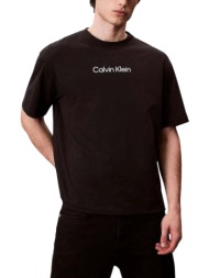 ανδρικό t-shirt μαύρο calvin klein lv04ld230g-ub1