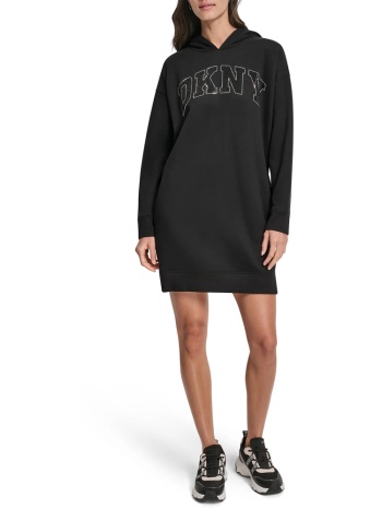γυναικείο φούτερ φόρεμα μαύρο dkny dp5d4917-bbl σε προσφορά