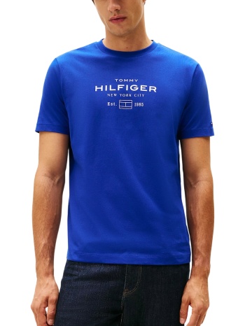 ανδρικό t-shirt μπλε tommy hilfiger mw0mw40002-d03