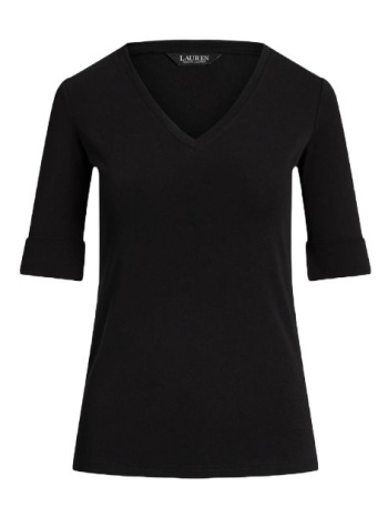 γυναικείο judy t-shirt μαύρο ralph lauren 200815843003-001 σε προσφορά