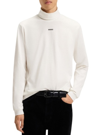 ανδρικό daporollo μακρυμάνικο t-shirt λευκό hugo σε προσφορά