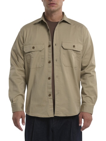 ανδρικό overshirt μπεζ royal denim skive5140-sabbia σε προσφορά