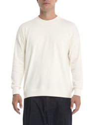 ανδρικό φούτερ εκρού royal denim masuda4053-natural