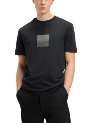 ανδρικό dusplit t-shirt μαύρο hugo 50542784-001