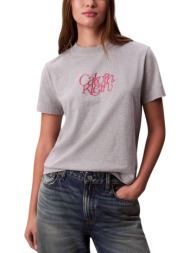 γυναικείο t-shirt γκρι calvin klein lv047d210g-p77