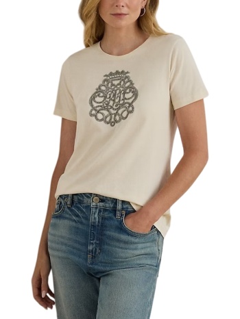 γυναικείο katlin t-shirt εκρού ralph lauren 200980211002-101 σε προσφορά