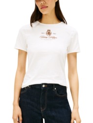 γυναικείο t-shirt λευκό tommy hilfiger ww0ww47316-ybl